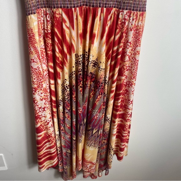 Soma KeyHole Midi Dress Rio Medley Sleeveless NWT Size Medium - Picture 10 of 12